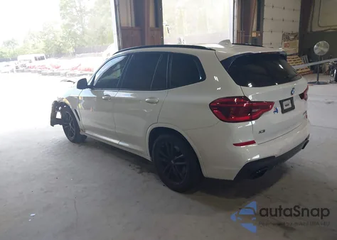 2021 BMW X3 xDrivem40I z USA, uszkodzony, nr VIN 5UXTY9C06M9F52353